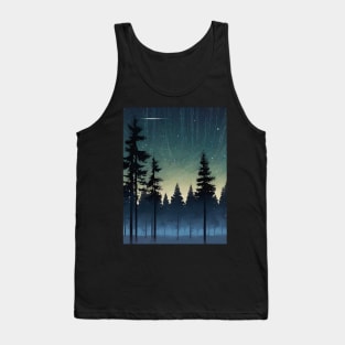 dark night in the forest Tank Top